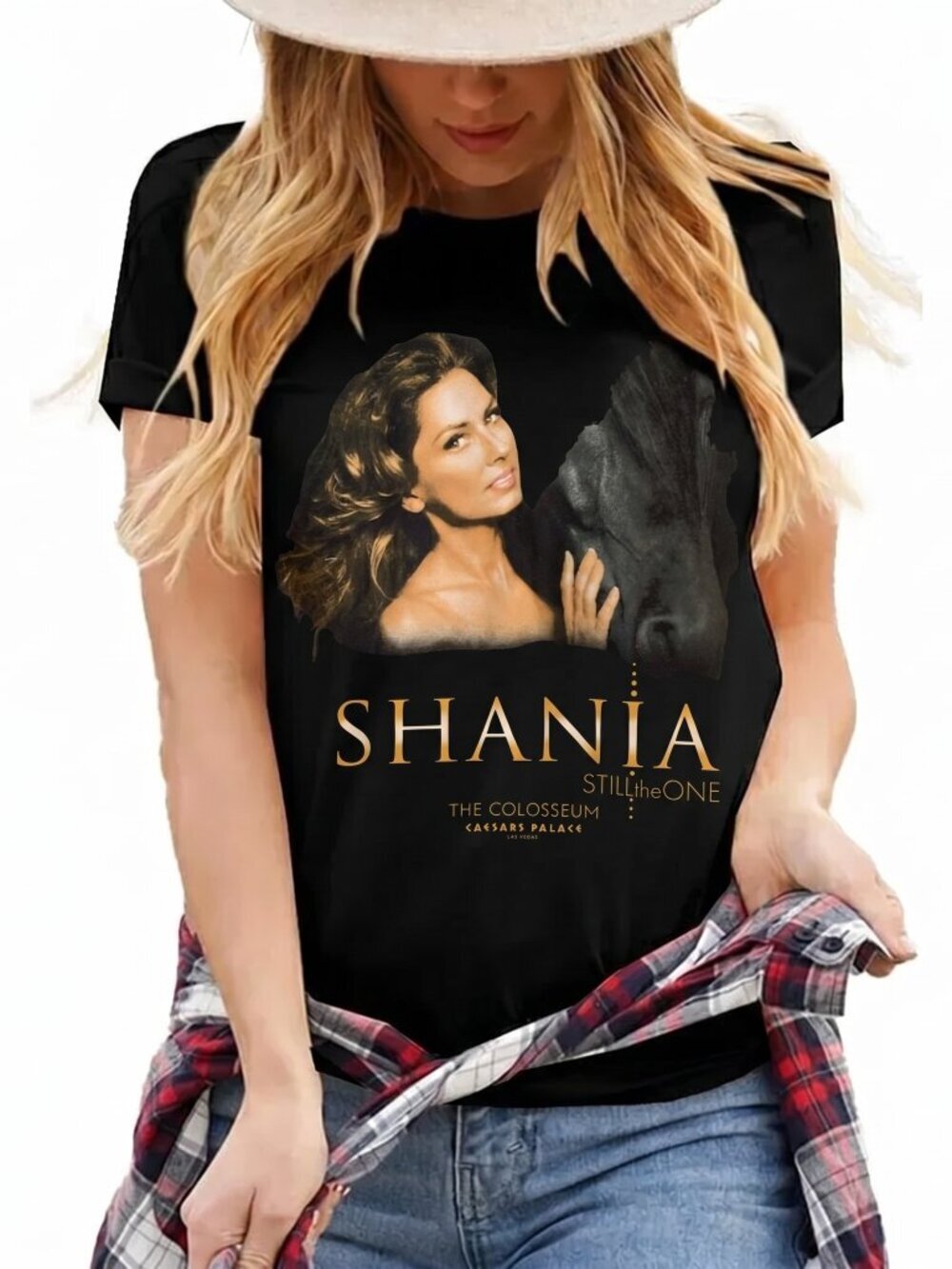 SHANIA TWAIN   band  MENS   VEGAS  TSHIRT